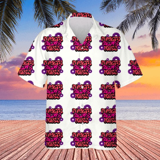 Fourth Grade Vibes for School Guys Neon Colors Flo Hawaiians