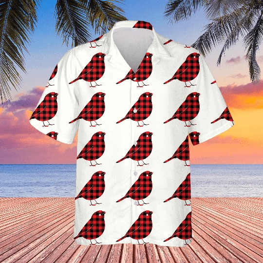 Bird Buffalo Plaid Hawaiians