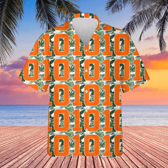 Number 10 Sports Orange Hawaiians
