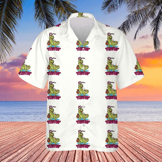 Easter T-rex Dinosaur Easter Funny T-rex Easter Hawaiians