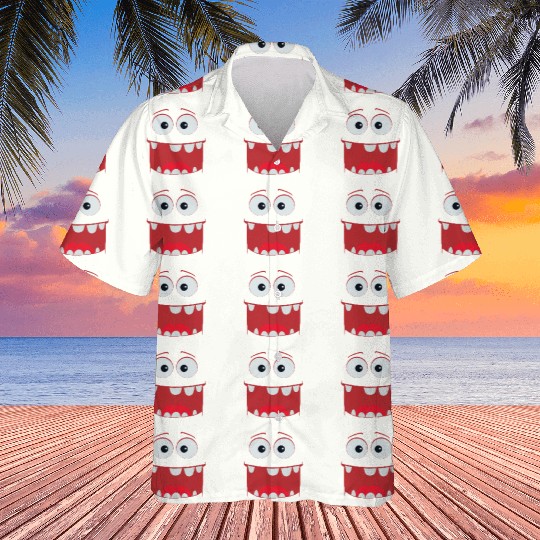 Cute Happy Surprised Face for Halloween Missing Te Hawaiians