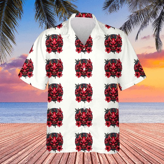 Hannya Red Lily Hawaiians