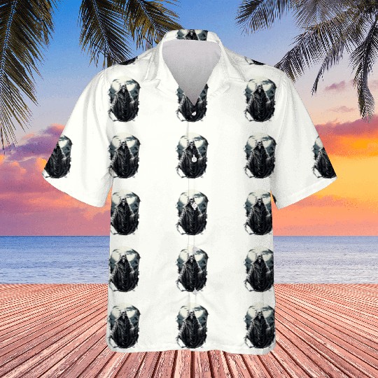 Spooky Halloween Grim Reaper Hawaiians