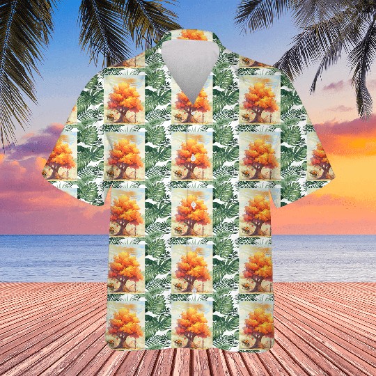 "Autumn Feels - Nature's Embrace" Hawaiians