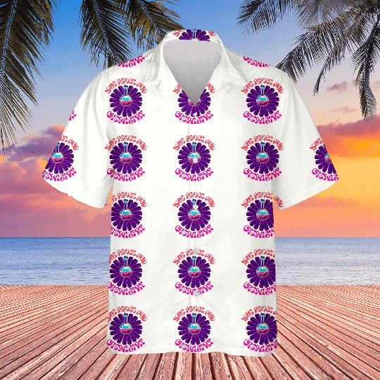 Love Peace and Chemistry Retro Flower Power Hawaiians