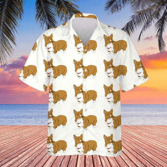 Corgi Ein Dog Hawaiians