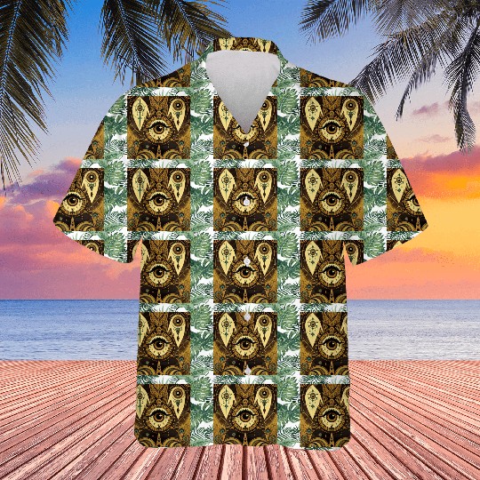 Abstract New Age 1920s Steampunk Design Hawaiians