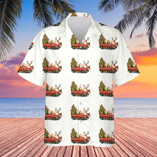 christmas car Hawaiians