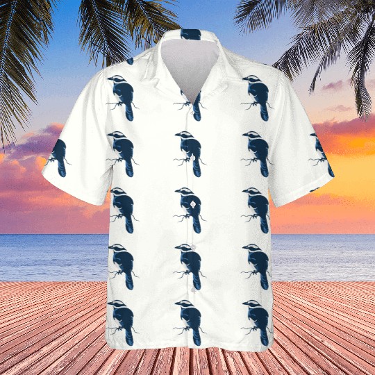 Blue Jay Bird Hawaiians
