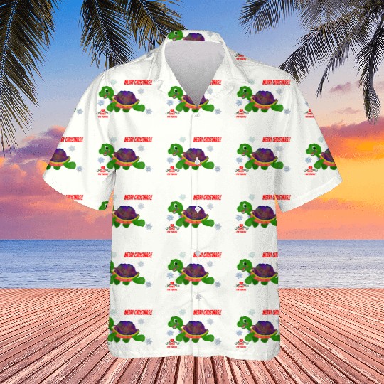 "Tinsel the Turtle" (Snowflake Snuggliezz) Hawaiians