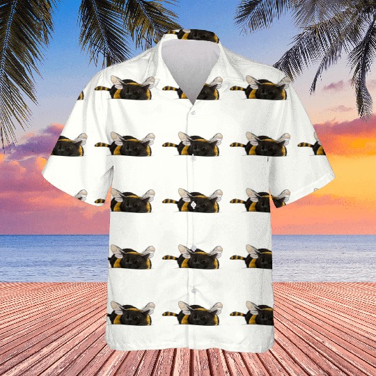 Fuzzy Little Bumblebee Kitty Hawaiians