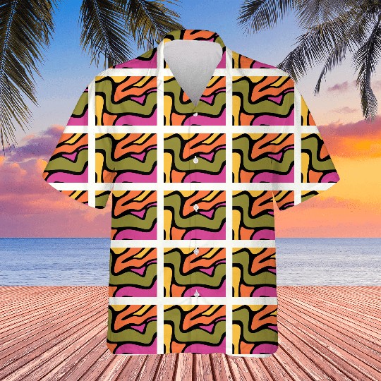 Psychedelic patterns, Aesthetic, Retro, Vintage Hawaiians
