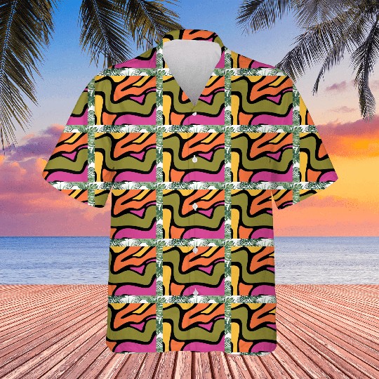 Psychedelic patterns, Aesthetic, Retro, Vintage Hawaiians