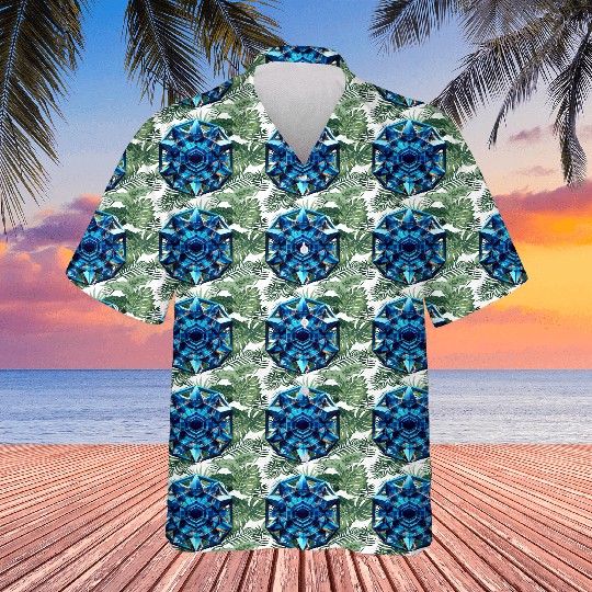 Sapphire Abstract Crystal Hawaiians