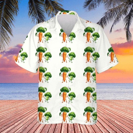 Carrot Dancing with Broccoli Hawaiians