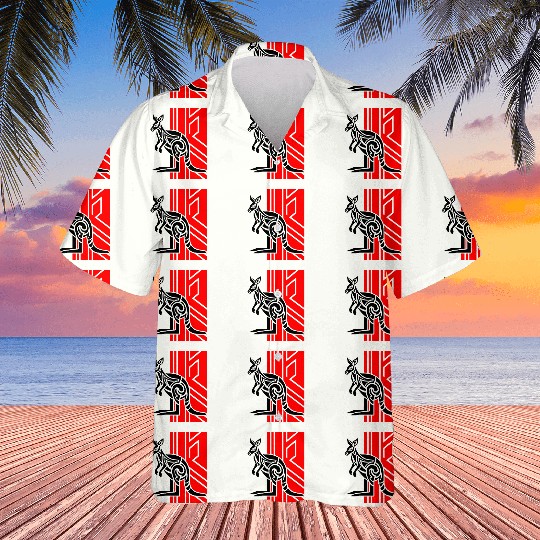 Kangaroo Vector Design 3 Colors Hawaiians
