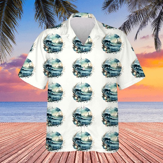 Ocean Whisper: Serene Seascape Art Hawaiians