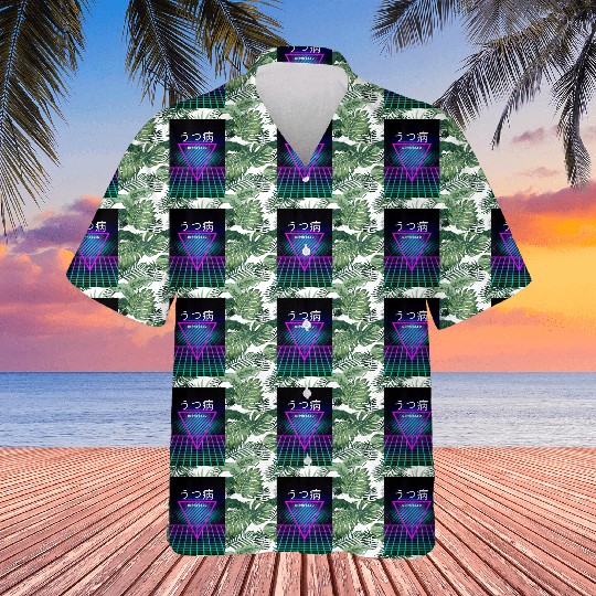 aesthetic vaporwave clothes depressed Hawaiians