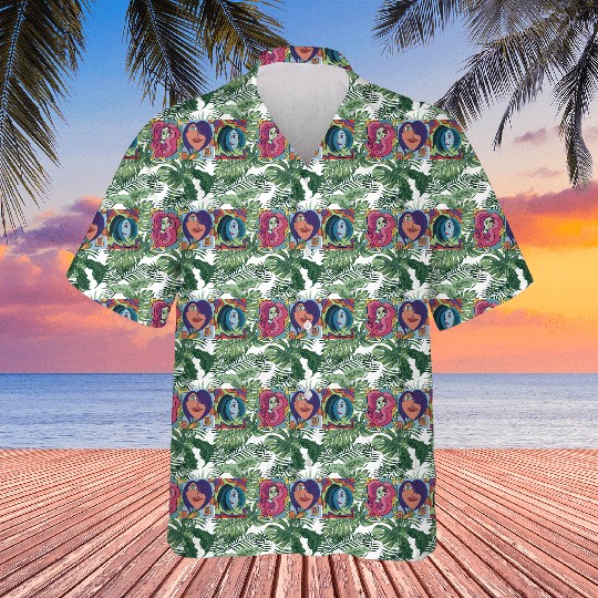 Abstract Girls Hawaiians