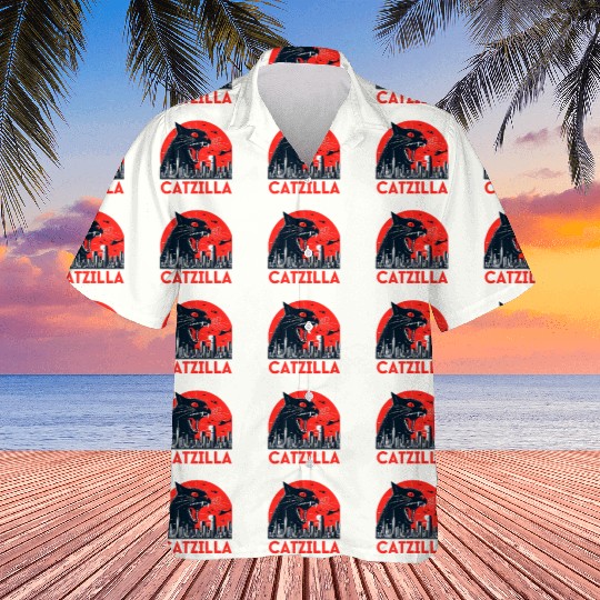 Catzilla Cat Japanese Premium Hawaiians