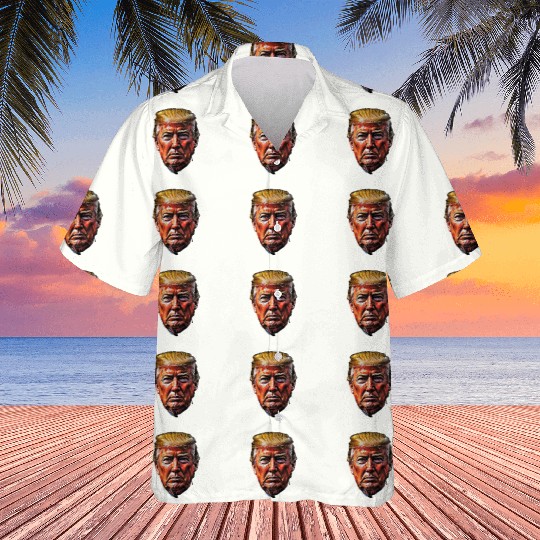 Donald Trump Election 2024 Image: Patriotic Design Hawaiians