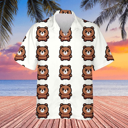 Fierce Brown Bear Art Hawaiians