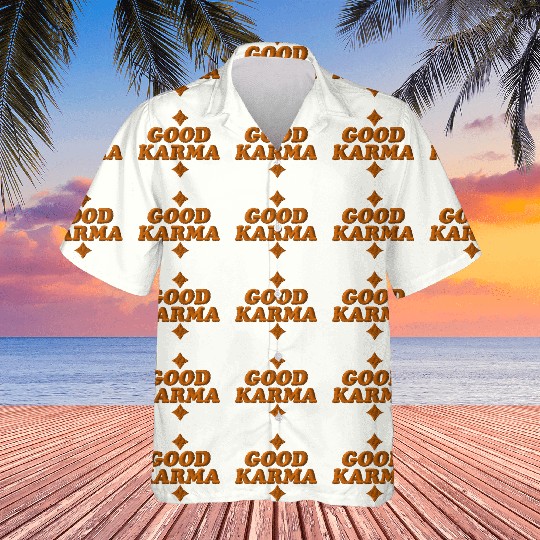 Good Karma embroidered Hawaiians
