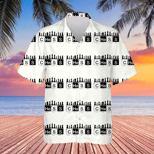 Periodic Table Chess Chessboard for Science lovers Hawaiians