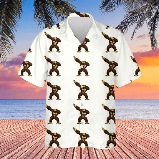 Monkey Chimpanzee Gorilla Dabbing Ape Hawaiians