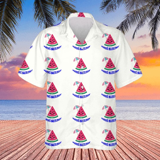 Playful Watermelon Summer Design Hawaiians