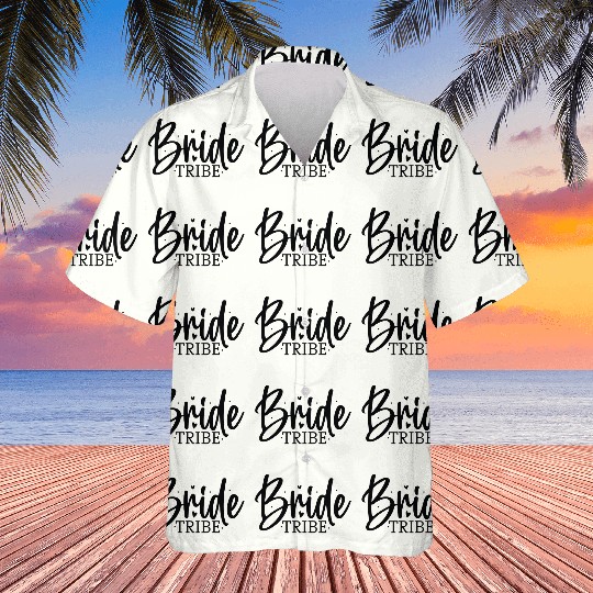 Bride Tribe Fun Wedding Party Hawaiians