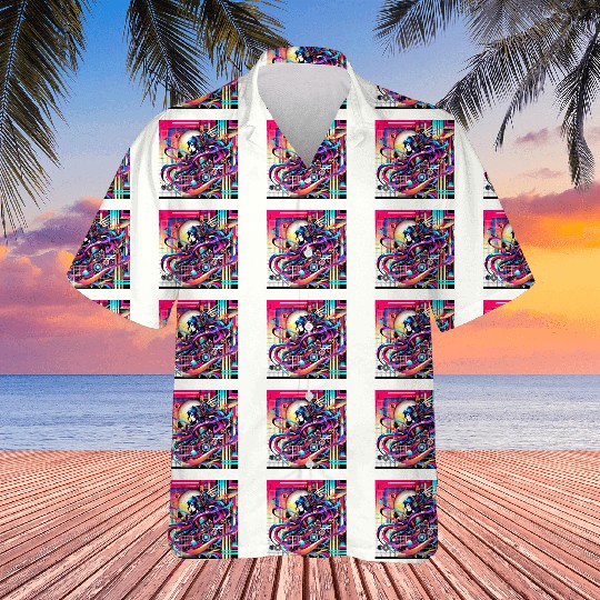 "Cyberpunk Anime Vibes" Hawaiians