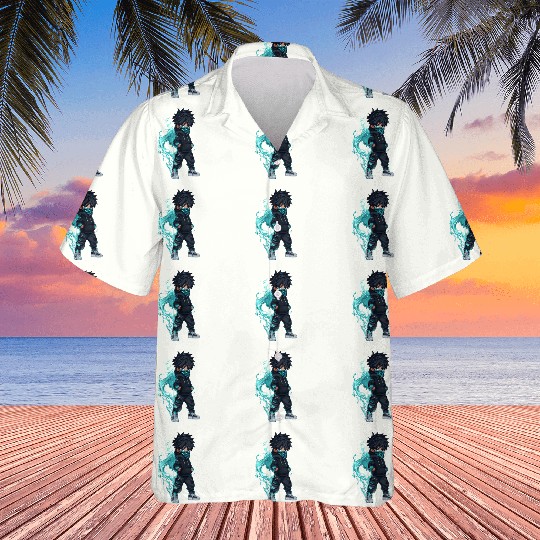 Aqua Flow - Cyber Tech Warrior Hawaiians