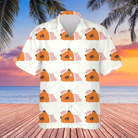 Tired German Shepherd Hawaiians