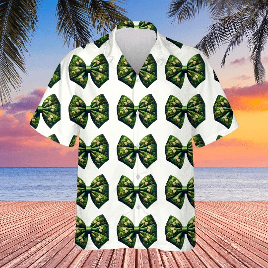Bow Tie Shamrock St. Patrick's Day Hawaiians