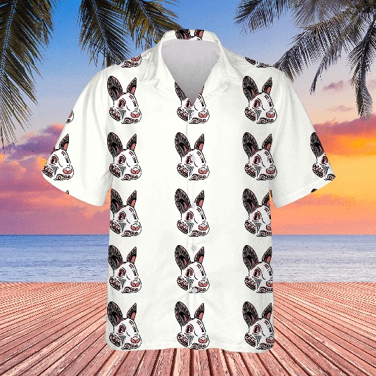 Fantasy Rabbit Face in Ethnic Strokes Hawaiians