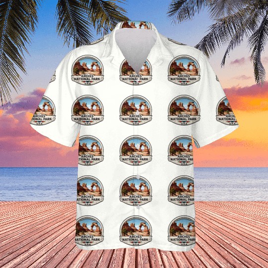 Arches National Park USA Logo Hawaiians