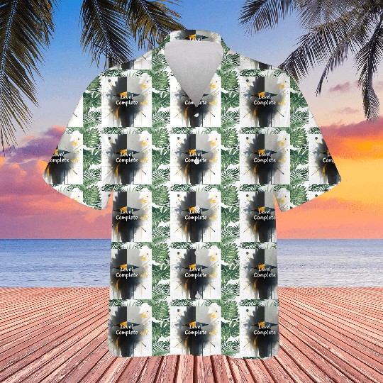 Level Complete – Gamer Style Graduation Hawaiians