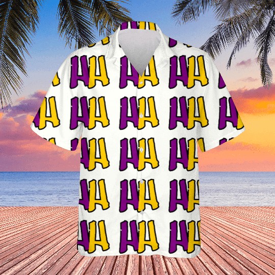 HH Logo – Old School Vibes in Purple & Gold Hawaiians