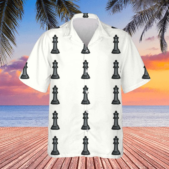 Chess piece embroidered Hawaiians