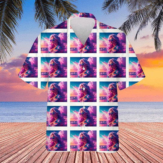 Vibrant Beach Sunset Portrait Hawaiians