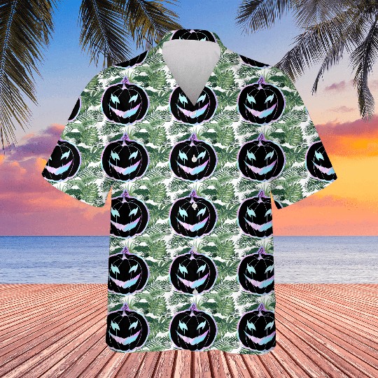 Glow-In-The-Dark Jack-o-Lantern Hawaiians