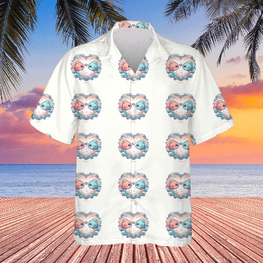 Celestial Pisces Love Heart Illustration Hawaiians