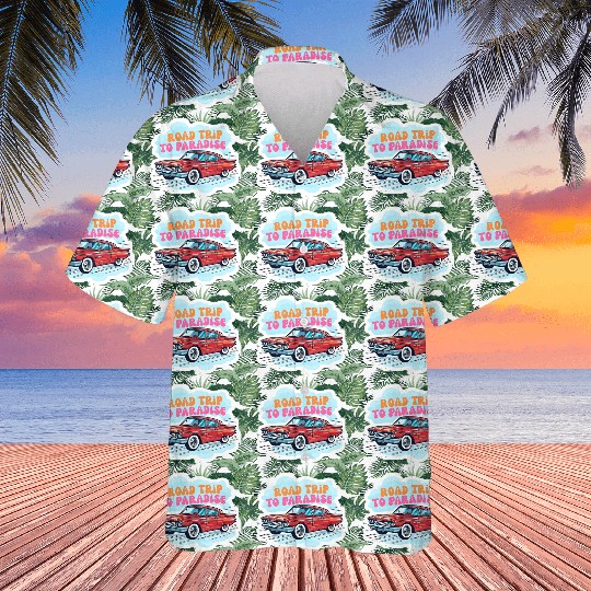 Vintage Classic Car Road Trip Design Hawaiians