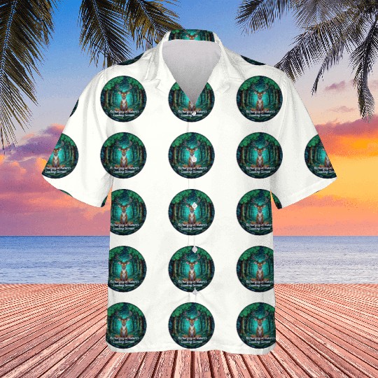 Enchanted Forest Deer Meditation Design Hawaiians