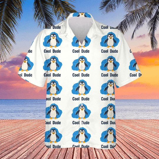 Arctic Penguin with Snow Effect Hawaiians