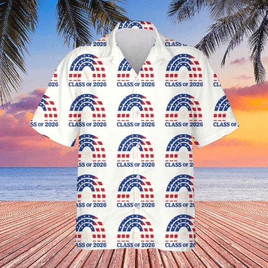 Senior 2026 | Graduation Class of 2026 Blue Design Hawaiians