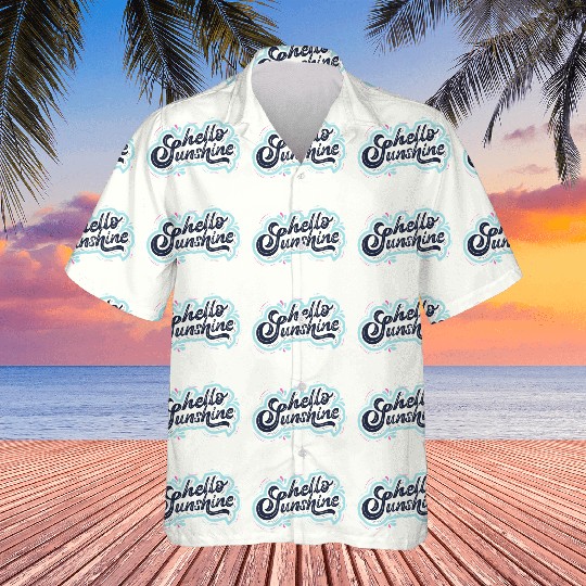 Hello Sunshine Inspirational Script Design Hawaiians
