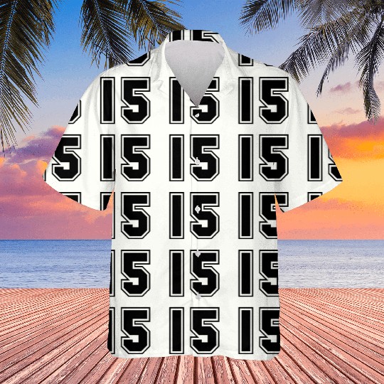 College jersey letter 15 Hawaiians
