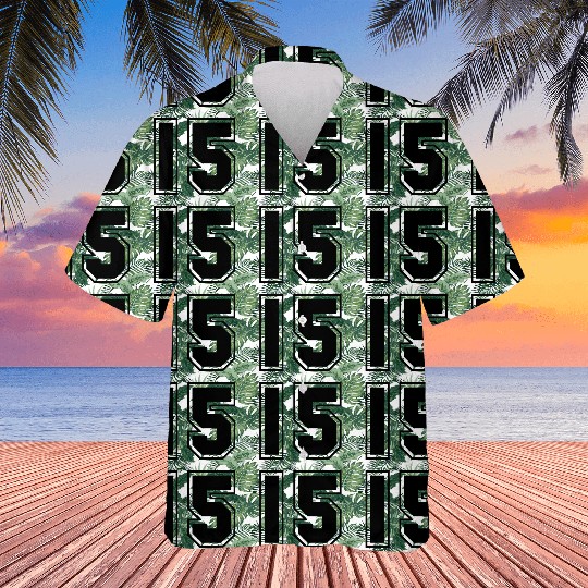 College jersey letter 15 Hawaiians